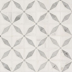 MSI Bianco Starlite Polished Marble Mosaic SMOT-BIANDOL-STARP